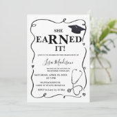 RN Nursing Graduation Party Uitnodiging (Staand voorkant)