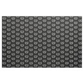 RN Nursing School Afstuderen Pattern Black Stof (Fat Quarter)