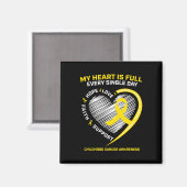 RN Pediatric Oncologist Bewustzijn van kinderkanke Magneet (Voorkant / Achterkant)