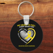 RN Pediatric Oncologist Bewustzijn van kinderkanke Sleutelhanger (Voorkant)