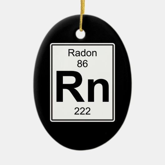 Rn - Radon Keramisch Ornament (Voorkant)