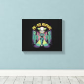 RN = Real Nightmare Halloween Nurse  Canvas Afdruk (Insitu (Houten vloer))