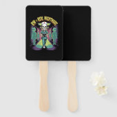 RN = Real Nightmare Halloween Nurse  Handwaaier (Voorkant en achterkant)