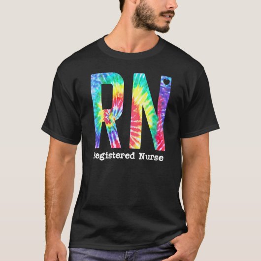 RN registreerde dat verpleegster leven schattige P T-shirt (Voorkant)