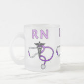 RN Stethoscoop Matglas Koffiemok (Links)