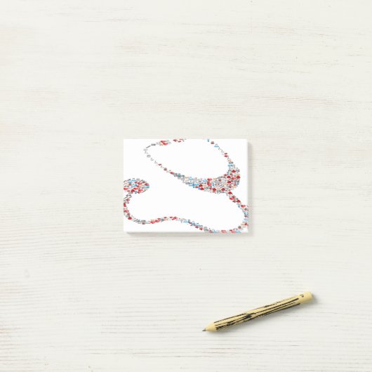RN Stethoscoop Post-it® Notes (Op bureau)