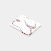 RN Stethoscoop Post-it® Notes (Schuin)