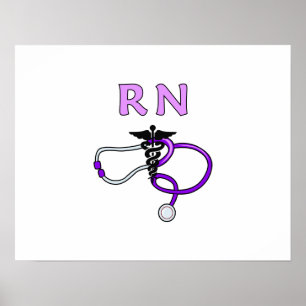 RN Stethoscoop Poster
