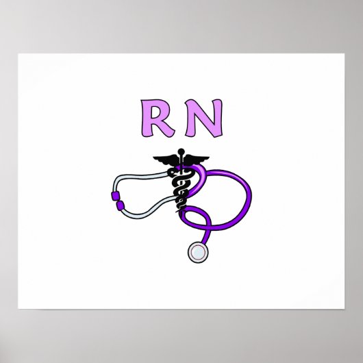 RN Stethoscoop Poster (Voorkant)
