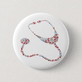 RN Stethoscoop Ronde Button 5,7 Cm