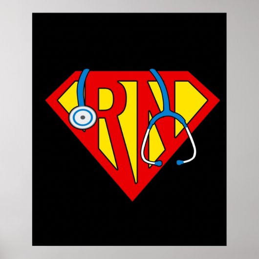 RN Super Nurse Poster (Voorkant)