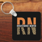 Rn.t. Geregistreerde zenuwslopper Typografie Sleutelhanger (Voorkant)