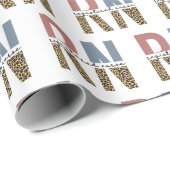 Rn.v.t. geregistreerd zuster Cheetah Print Zurse A Cadeaupapier (Rol Hoek)