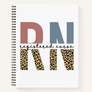 Rn.v.t. geregistreerd zuster Cheetah Print Zurse A Notitieboek