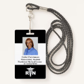 Rn.v.t. registratienummer badge Scanner (Voorkant met draagriem)