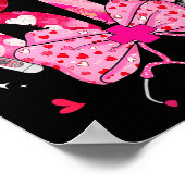 Rn Valentine Coquette Bow Stethoscope Nurse Girl W Poster (Hoek)