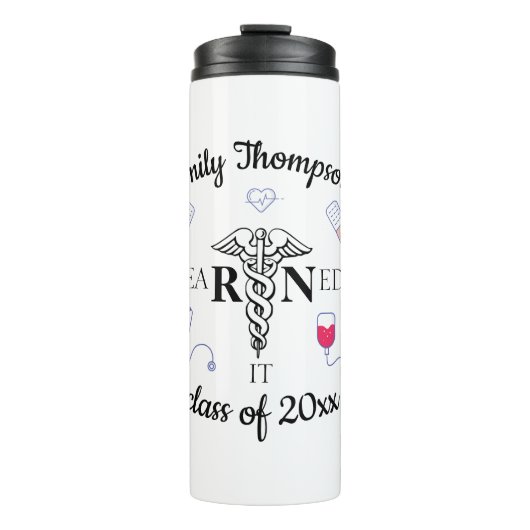 RN verdiend Thermosbeker (Voorkant)