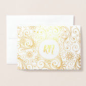 RN verpleegkundige afstuderen dank u opmerking fot Folie Kaarten (Voorkant met envelop)