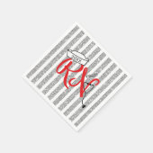 RN verpleegkundige afstuderen partij decor, rood z Servet (Hoek)