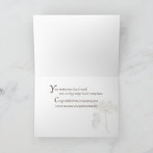 RN verpleegkundige gelukwensen met test Wilde Bloe Kaart (Binnen)