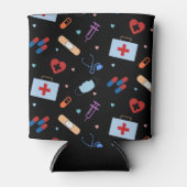 RN Verpleegkundige Student | Arts Medisch Patroon Blikjeskoeler (Voorkant)