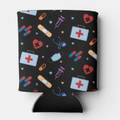 RN Verpleegkundige Student | Arts Medisch Patroon Blikjeskoeler (Achterkant)