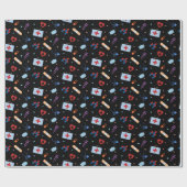 RN Verpleegkundige Student | Arts Medisch Patroon Cadeaupapier (Vlak)