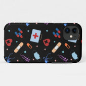 RN Verpleegkundige Student | Arts Medisch Patroon Case-Mate iPhone Case (Achterkant (horizontaal))