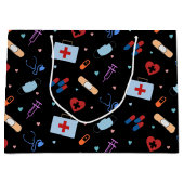 RN Verpleegkundige Student | Arts Medisch Patroon Groot Cadeauzakje (Voorkant)