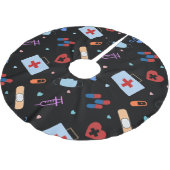 RN Verpleegkundige Student | Arts Medisch Patroon Kerstboom Rok (Gekanteld)