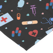 RN Verpleegkundige Student | Arts Medisch Patroon Korte Tafelloper (Hoek)