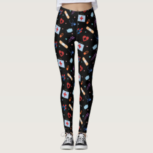 RN Verpleegkundige Student Arts Medisch Patroon Leggings