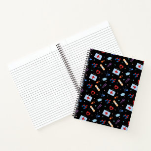 RN Verpleegkundige Student Arts Medisch Patroon Notitieboek