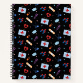 RN Verpleegkundige Student | Arts Medisch Patroon Notitieboek (Voorkant)