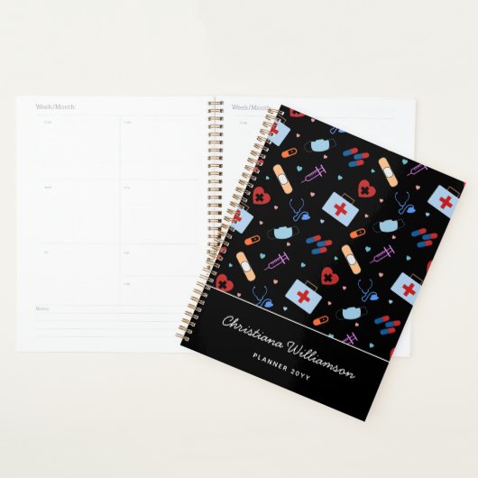 RN Verpleegkundige Student | Arts Medisch Patroon Planner (Display)