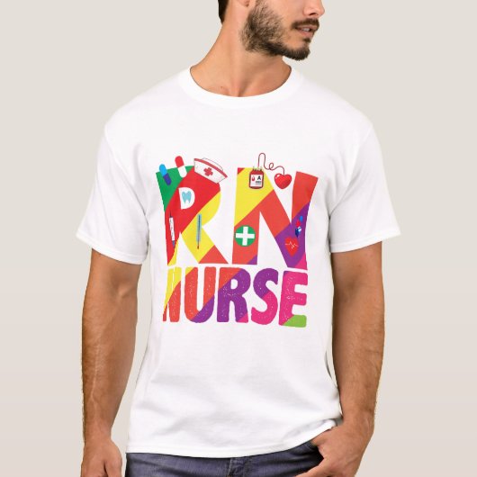RN-verpleegkundige T-shirt (Voorkant)