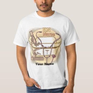 RN verpleegkundigen Collage t-shirt