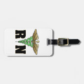 RN verpleegster Bagagelabel (Voorkant horizontaal)