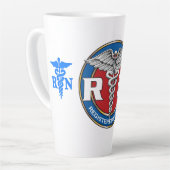 RN verpleegster Latte Mok (Linkerhoek)