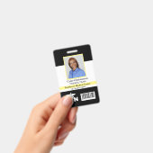 RN Verpleegster Naam Foto Badge Scanner Code (Handheld)