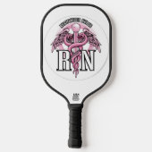RN verpleegster Pickleball Paddle (Achterkant)