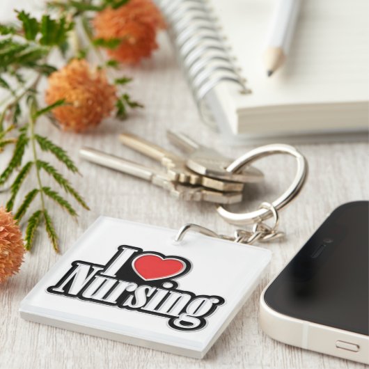 RN verpleegster Sleutelhanger (Voorkant Rechts)