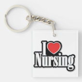 RN verpleegster Sleutelhanger (Voorkant)