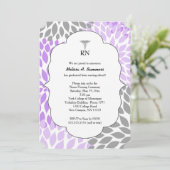 RN-verpleegster speldceremonie uitnodigingen laven (Staand voorkant)