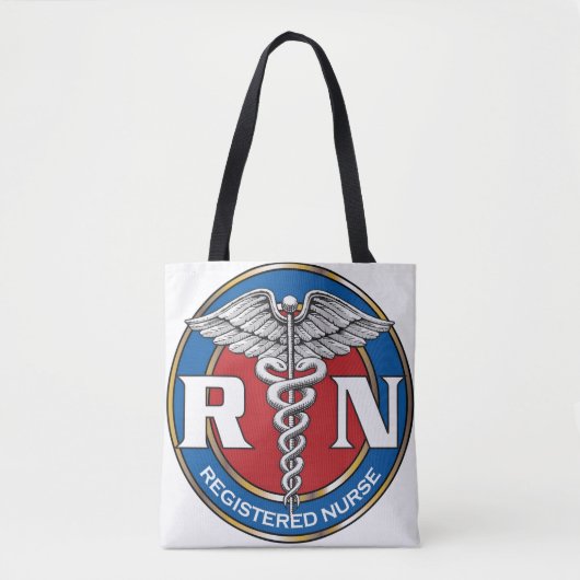RN verpleegster Tote Bag (Voorkant)