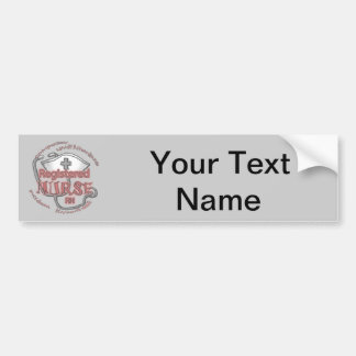 RN-verpleegsteraxioma Bumpersticker