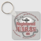 RN-verpleegsteraxioma Sleutelhanger (Voorkant)