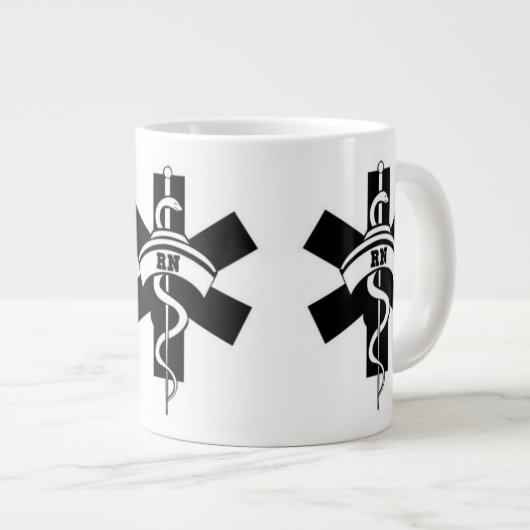 RN verplegers Grote Koffiekop (Voorkant rechts)