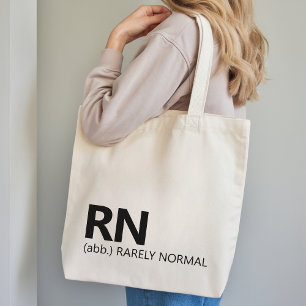 RN Zelden Normale Verpleegtas Cadeau voor haar Tote Bag