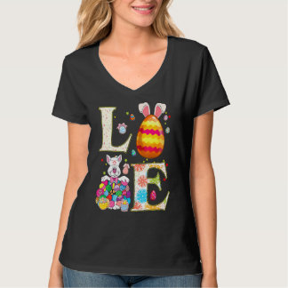Rn zuster met eierstethoscoop Draag met struisgras T-shirt
